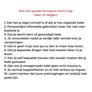 Goede therapeut