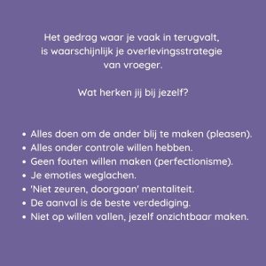 invloed van je jeugd op je gedrag