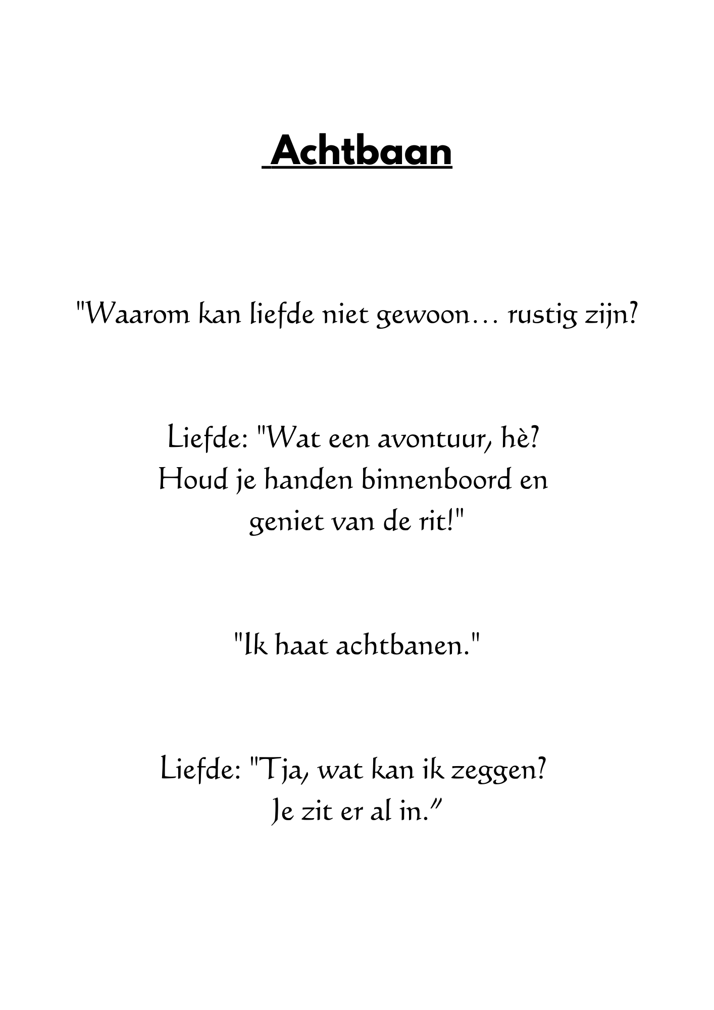 achtbaan