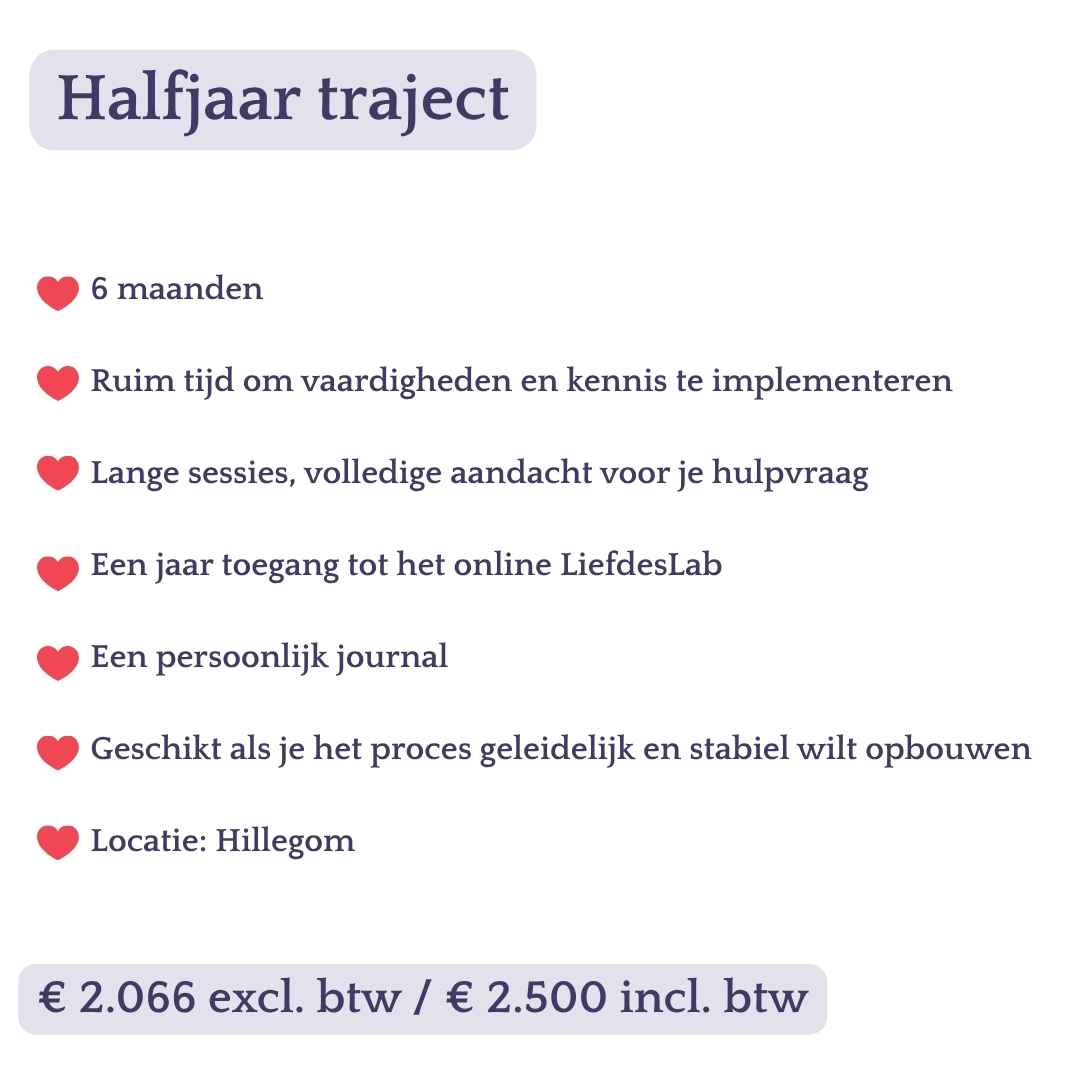 halfjaar relatie met jezelf