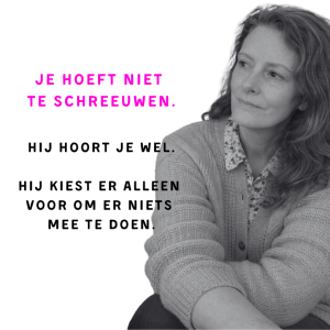 je niet gehoord voelen